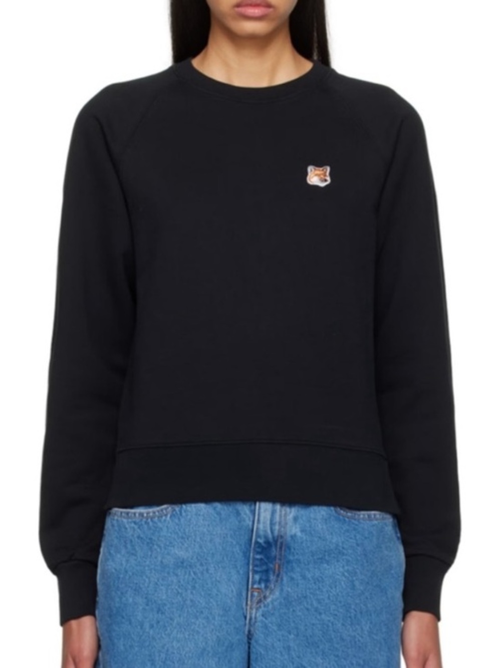 MAISON KITSUNÉ Black Fox Head Sweatshirt
